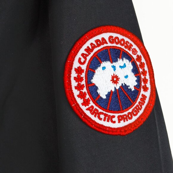 Canada Goose Crew Trench Black Zip Rain Jacket - Picture 8 of 14